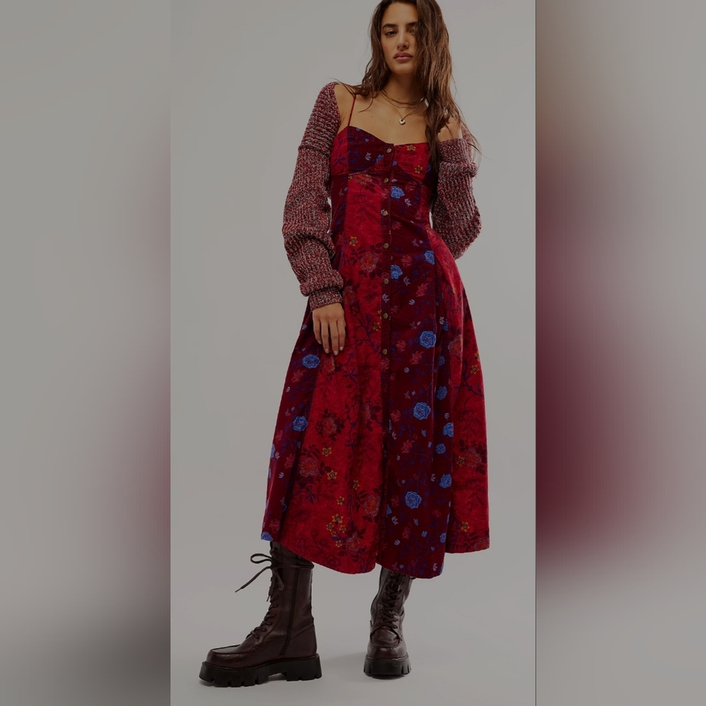 Free People Gail Midi Dress